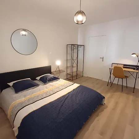 Apartment T3 Du Canal, 2chs, 2 Sdb, 3 Lits, Wifi Agen